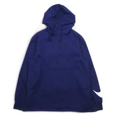 NIKE ハーフジップ アノラックパーカー M ネイビー 袖ロゴ スウォッシュ NSW JKT HD WVN PKBL 833867-429