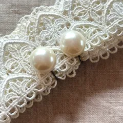 20818ヴィンテージ ビッグパールの大粒イヤリング