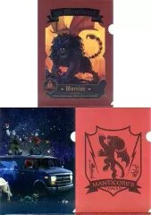 【中古】クリアファイル デザインD A4クリアファイルセット(3枚組) 「Happyくじ Disney・PIXAR 2分の1の魔法」 G賞