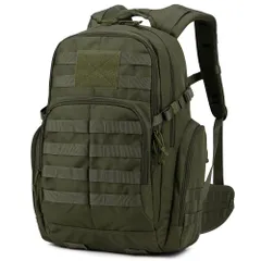 【即納】Mardingtop ミリタリー バックパック 40L 登山 リュック タクティカル ザック キャンプ ハイキング トラベル アウトドア用 旅行 軍用 Molle対応 (B アーミーグリーン 40L)