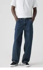 LEVI'S(リーバイス) シルバータップ バギー カーペンター ジーンズ ダーク インディゴブルー