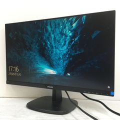 ☆【美品】PHILIPS 253V7LJAB/11 ワイド液晶モニター 24.5インチ フルHD（1920x1080） 入力端子『D-Sub/Displayport/HDMI』 動作品
