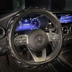 新品  ハンドルカバー ステアリングカバー ハンドル カバー ステアリング 自動車 軽自動車 おしゃれ アルファード トラック 大型 タント ヤリスクロス プリウス アクア ハイエース ヴォクシー 可愛い カスタム カー用品 cn-kb-1823のサムネイル