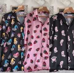 W♡C おジャ魔女ドレミ/いちご柄/エスターバニー　柄シャツ　3枚セット