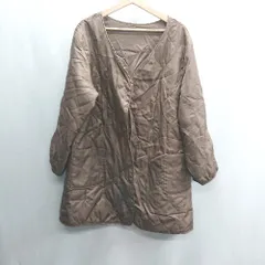 ◇ ⊇ Kastane カスタネ 長袖 キルティングコート サイズ表記なし ブラウン系 レディース E  【1409100049497】