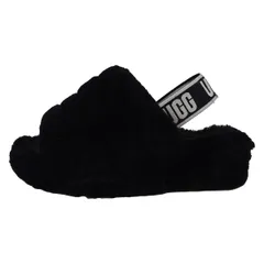 【新品未使用】UGG フラッフイヤースライド 25cm ブラック UGG アグ シューズ サンダル FLUFF YEAH SLIDE フラッフ イヤー