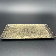 ヴィンテージ風真鍮のトレー　トレイ　小物入れ　ハンドメイド　ST05