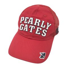 サイズ：2 PEARLY GATES パーリーゲイツ  ノースリーブポロシャツ スキッパー  オレンジ系 [240101433226] ゴルフウェア レディース ストスト PEARLY GATES パーリーゲイツ ノースリーブポロシャツ