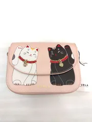 M24　フルラ　FURLA　未使用品　招き猫　チェーンショルダーバッグ　パステルピンク　縁起物　かわいい♡　アジア限定品0