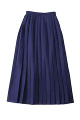 場面を選ばない本物のスクールスカート 日本製 夏服 50ｃｍ丈 W55-100 通学用 制服 礼服 結婚式 葬儀 遊び着 私服校の日常通学用に。