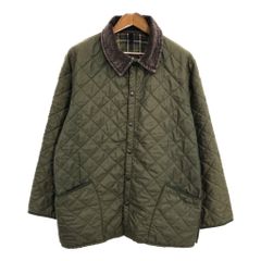 00年代 イングランド製 Barbour バブアー ESKDALE エスクデール キルティングジャケット グリーン(メンズ L相当)中古 古着 U3097