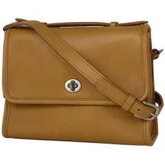 コーチ COACH ロゴ ハンドバッグ 2WAY ショルダーバッグ オールドコーチ ハンドバッグ レザー ブラウン 9870 レディース 【中古】