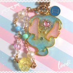 ☆12星座シリーズ☆　〜双子座〜　バックチャーム