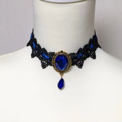 ベアトリーチェ・ブルー　◆コスプレ　ゴスロリ　チョーカー　ネックレス◆