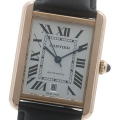 カルティエ CARTIER W5200026 タンクソロXL K18PG/SS 自動巻き メンズ美品_869224