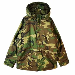 90sU.S.ARMYアーミー米軍アメリカ軍コールドウェザーパーカミリタリーナイロンジャケット迷彩ウッドランドカモ緑グリーンカーキ茶色ブラウンvintageヴィンテージ40731