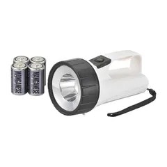 【 新品 未開封 】   オーム電機 LED強力ライト ［LED 単1乾電池×4 防水］ E-5 未使用 送料無料のサムネイル