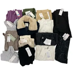 186004 現状品 新品未使用品 タグ付き レディース 冬服 S XSサイズ 14点 まとめ売り GU earth ユニクロ 白 黒 セーター コート