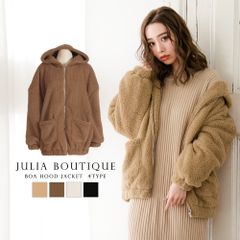 JULIA BOUTIQUE  ボアフードジャケット