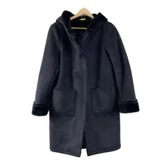 BEAUTY&YOUTH UNITEDARROWS(ビューティアンドユース ユナイテッドアローズ) コート サイズM レディース - 黒 長袖/フェイクムートン/冬