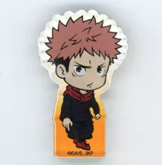 【中古】アクリルスタンド・アクリルパネル 虎杖悠二 「呪術廻戦 大交流展 後半 渋谷事変 at baseyard tokyo トレーディングダイカットミニアクリルブロック 大交流展ミニキャライラスト」