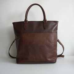 【美品】VASCO 【LEATHER NELSON 2WAY BAG】ブラウン レザー ショルダーバッグ ヴァスコ 25070200