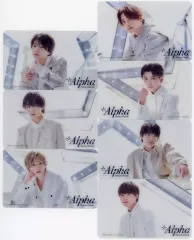 【中古】キャラカード なにわ男子 +Alpha クリアソロカード(メンバーソロ7種セット) 「CD +Alpha 通常盤」 先着購入特典
