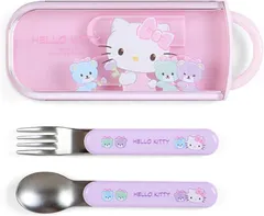 サンリオ SANRIO ハローキティ キティちゃん ランチコンビセット スプーン フォーク カトラリーセット お弁当 015938のサムネイル