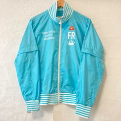 2way◎ (^w^)b le coq sportif ルコックスポルティフ ジップアップ ジャケット ゴルフ golf 長袖 半袖 トップス 薄手 スポーツ 爽やか ライトブルー レディース 女性 サイズ LL