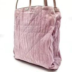 【良品】 ChristianDior クリスチャン ディオール トートバッグ ハンドバッグ ショルダーバッグ ナイロン レザー 革 キルティング パープル 紫 A4収納可能 ユニセックス 男女兼用 メンズ レディース