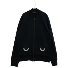 FENDI (フェンディ) Bag Bugs Bomber Jacket バッグバグズ ボンバー モンスター ブルゾン ジャケット ネイビー FAF521-A535のサムネイル