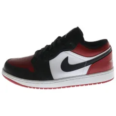 NIKE (ナイキ) AIR JORDAN 1 LOW BRED TOE 553558-612 エアジョーダン1 ブレッドトゥ ローカットスニーカー レッド/ブラック US8.5/26.5cm