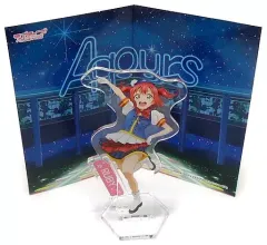 【中古】アクリルスタンド・アクリルパネル 黒澤ルビィ(HAPPY PARTY TRAIN ver.) アクリルスタンドパネル 「ラブライブ!サンシャイン!! SEGA 2代目!!セガスタッフイメージガール 花丸ちゃん就任記念!!キャンペーン」 UFOキャッチャ