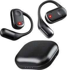 ワイヤレスイヤホン オープンイヤー イヤホン bluetooth 2024新登場 OWS イヤホン 耳掛け式 イヤホン 骨伝導イヤホンの革新 耳を塞がない Bluetooth5.3 ブルートゥース イヤホン 音漏れ抑制 ノイズキャンセリング 最大48時間再生