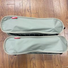 【中古】2個セット フィールドア（FIELDOOR） ポータブルコンパクト アウトドアチェア ミドルバック 耐荷重150kg 軽量コンパクト