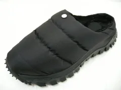 MONCLER モンクレール レザーサンダル size41/ネイビー×ブラウン モンクレールMONCLER 茶タグ シープスキンレザーダウン