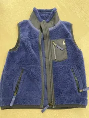 ポロ Ralph Lauren(ラルフローレン) ファー フリース ベスト 青 レディース