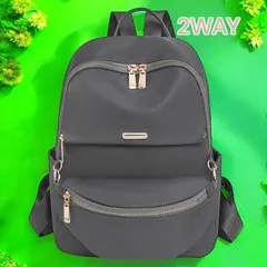 リュック レディース 2way マザーズリュック レディースリュック バックパック ショルダーバック ポーチ スマホショルダー 新品 新作 灰色