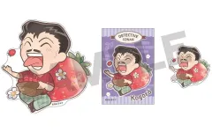 【中古】シール・ステッカー 毛利小五郎 「名探偵コナン トレーディングステッカーセット きゃらペコ いちご狩り」