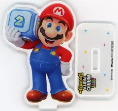 【中古】アクリルスタンド・アクリルパネル マリオ アクリルフィギュア 「Switchソフト スーパー マリオパーティ ジャンボリー」 WonderGOO購入特典