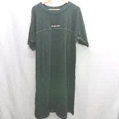 ◇ ⊂ KANGOL SPORTS 半袖 ロング ワンピース サイズM ブラック レディース E  【1410290050460】