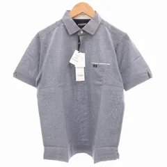 マックレガー マクレガー McGREGOR タグ付き ポロシャツ カットソー 半袖 ハーフジップ 刺繍 M 紺 ネイビー /GV