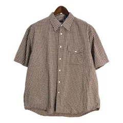 90年代 GAP ギャップ 半袖ボタンダウンシャツ オールドギャップ チェック ベージュ(メンズ L)中古 古着 U1865