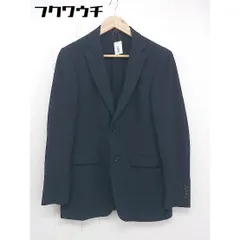 ◇ MORGAN HOMME モルガンオム 2B 長袖 テーラードジャケット サイズM ネイビー メンズ  【中古】 【1106220000918】のサムネイル