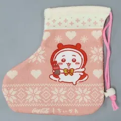 【中古】置物・装飾品 ちいかわ クリスマスソックスオーナメント 「ちいかわ なんか小さくてかわいいやつ×コカ・コーラ」 対象商品購入特典
