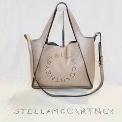 STELLA McCARTNEY ステラマッカートニー パンチングロゴ トートバッグ ショルダーバッグ 2WAY ベージュ系 保存袋