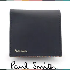 【国内正規品・未使用】ポールスミス Paul Smith 小銭入れ コインケース ストライプポイント マルチ レザー 財布 牛革 レザー 若干訳あり  PS4119