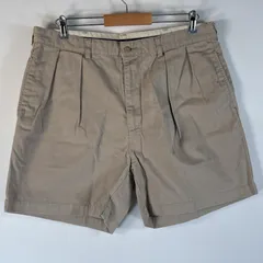 古着 ポロ・ラルフローレン POLO RALPH LAUREN ショートパンツ ポロチノ ハーフパンツ 短パン 半ズボン 大きいサイズ w38  ベージュ系 メンズ