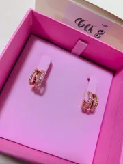 新品未使用 スワロフスキーSwarovski Hyperbola フープピアス