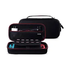 Switch/Switch 有機ELモテル対応 Switch 有機el 収納 Switch 収納ケース スイッチ ケース 保護カバー (ブラック)